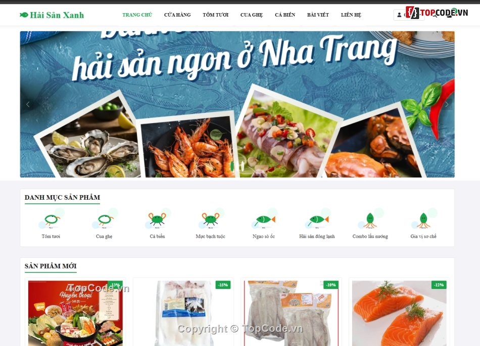 hải sản tươi sống,bán website,bán web